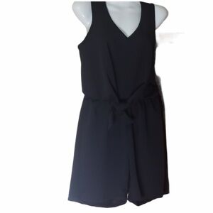 c'est la vie black romper holiday with tie